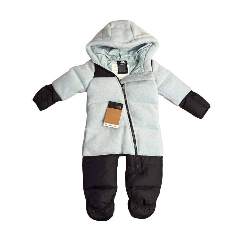 The North Face Baby 1996 Retro Nuptse Snow Suit 700-Fill Down Muted Pine 6-12M